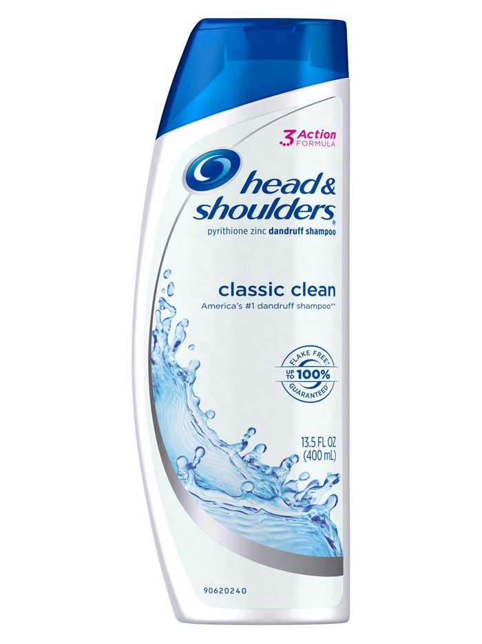 17182 - H&S Shampoo Classic Clean - 12.2/13.5fl. oz. (360m/400ml). (Case of 6) - Box:  - Loc: K10