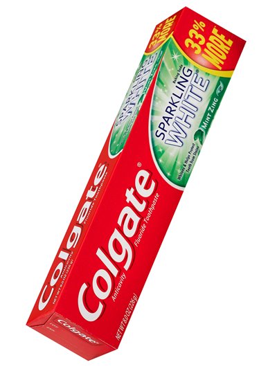 17203 - Colgate Toothpaste, Sparkling White Mint Zing - 8 oz. - Box:  - Loc: H0