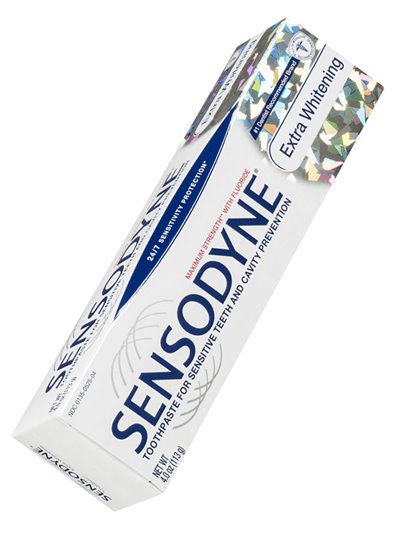 17224 - Sensodyne Toothpaste, Extra Whitening - 4.0 oz. 08453H - Box:  - Loc: J1