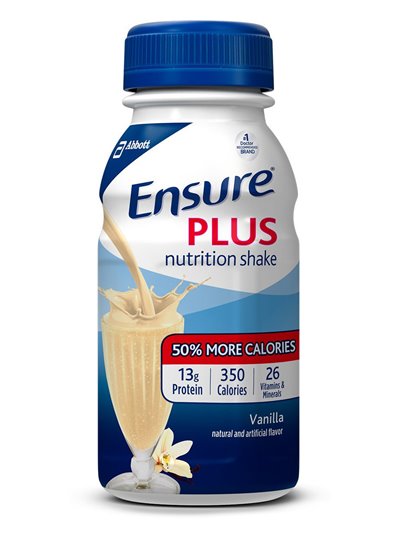 17432 - Ensure Plus Vanilla - 8 fl. oz. (24 Pack) - Box:  - Loc: F0