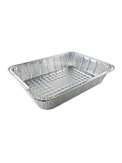 17439 - Aluminum Pan Rectangular (Oblong) - 100ct - Box:  - Loc: R2