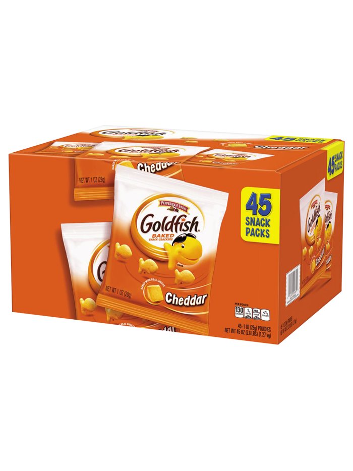 17911 - Goldfish Cookies Cheddar - 45 Pack - Box:  - Loc: N4