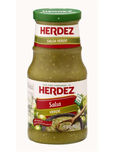 17923 - Herdez Salsa Verde - 16oz. (Case of 12) - Box:  - Loc: H13