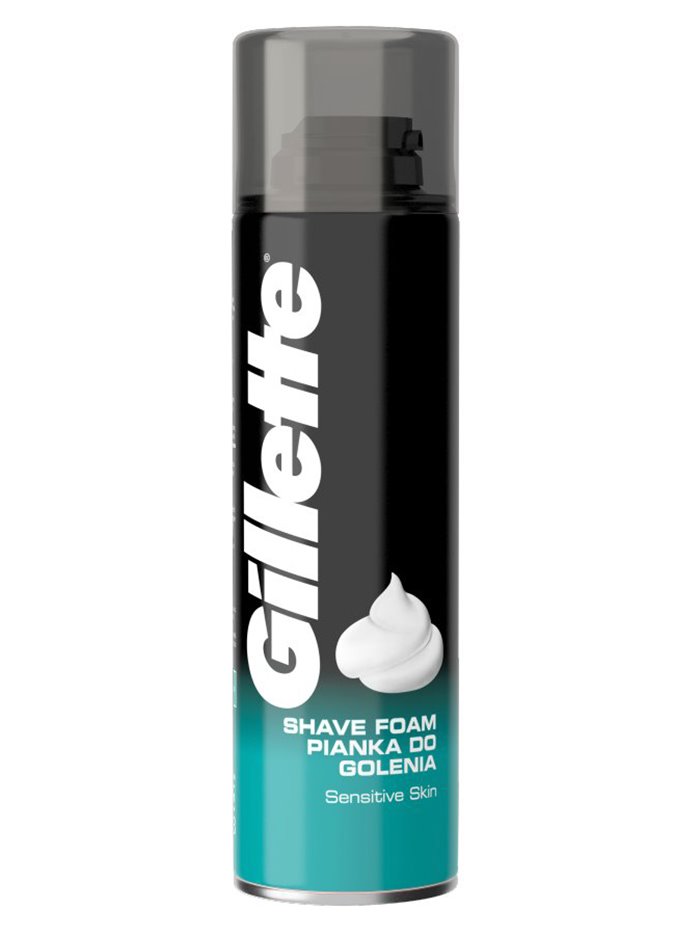 17938 - Gillette Shave Foam Sensitive Skin - 200ml - Box:  - Loc: 31M