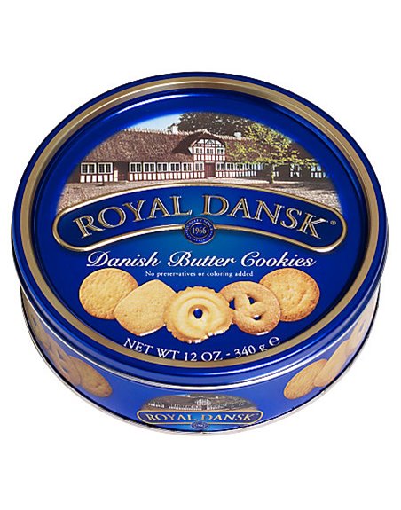 17951 - C&T Danish Style Butter Cookies - 12 oz. (Case of 12) - Box:  - Loc: N9