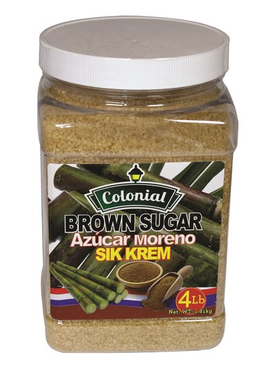 18030 - Colonial Brown Sugar Canister - 3.5 lb (Case of 6) - Box:  - Loc: 