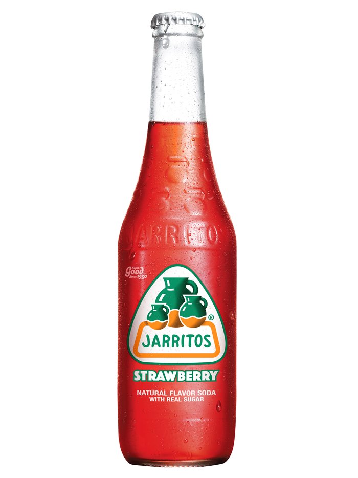 18089 - Jarritos Strawberry - 12.5 fl. oz. (24 Pack) - Box:  - Loc: 42M
