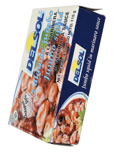 18221 - Squid / Octopus in Marinara Sauce - 4 oz. - Box:  - Loc: H4