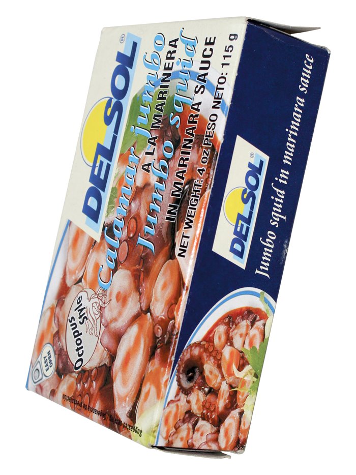 18221 - Squid / Octopus in Marinara Sauce - 4 oz. - Box:  - Loc: H4