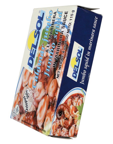18221 - Squid / Octopus in Marinara Sauce - 4 oz. - Box:  - Loc: H4