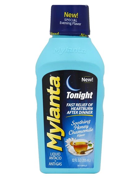 18276 - Mylanta Liquid Antacid, Tonight - 12 fl. oz. - Box:  - Loc: K5-99