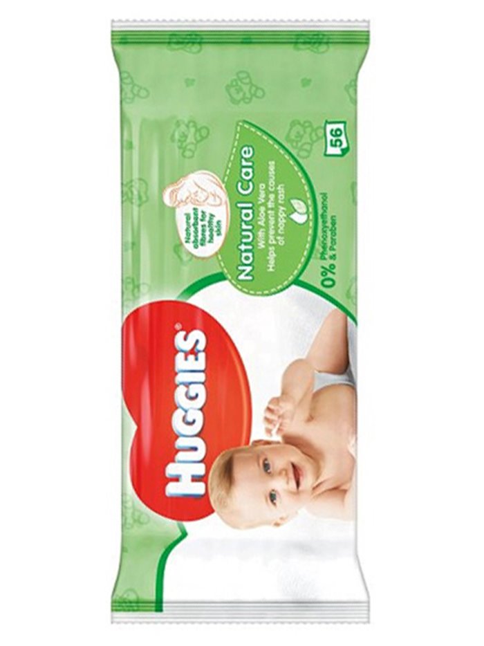 18357 - Huggies Baby Wipes, Natural Care - 56ct. (Case of 10) - Box:  - Loc: L8