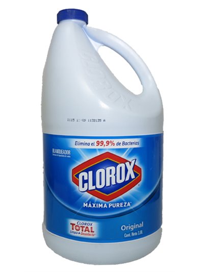 18381 - Clorox Bleach Mexico - 3.8 lt. (Case of 6) - Box:  - Loc: B7