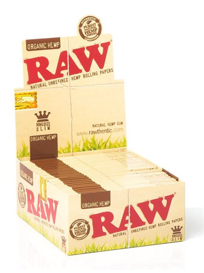 18383 - Raw Organic Hemp Rolling Paper - 50ct - Box:  - Loc: P0