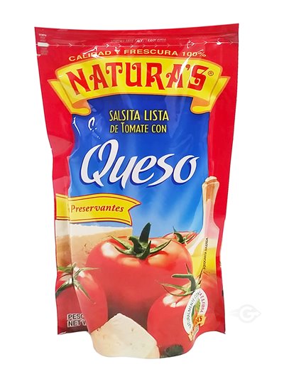 18545 - Natura's Salsa Tomate Con Queso - 7oz. (210gr). (Case of 24) - Box:  - Loc: N5