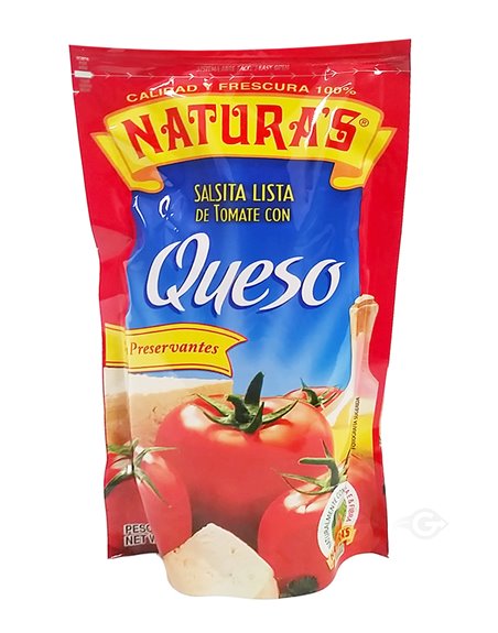 18545 - Natura's Salsa Tomate Con Queso - 7oz. (210gr). (Case of 24) - Box:  - Loc: N5
