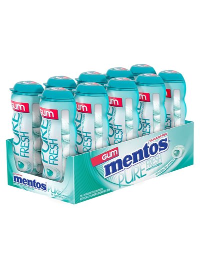 18721 - Mentos Gum Pure Fresh, Wintergreen - 10/15pcs - Box:  - Loc: N2