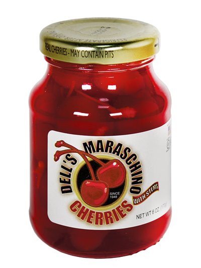 18792 - Maraschino Cherry Stem 6oz - Box:  - Loc: 