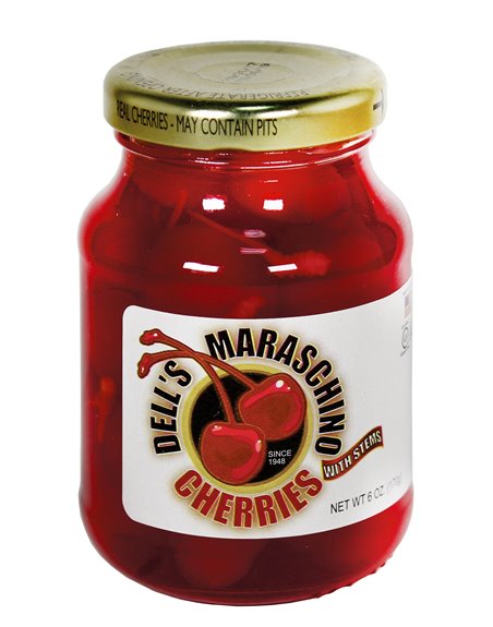 18792 - Maraschino Cherry Stem 6oz - Box:  - Loc: 