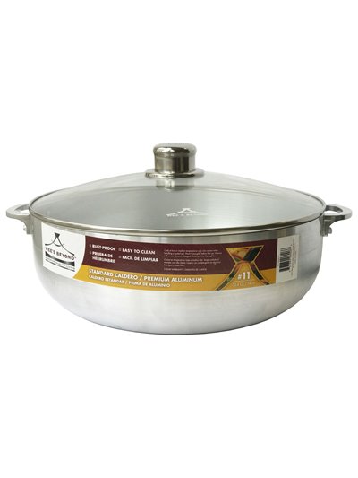 19016 - Caldero Aluminum W/ Glass Lid - No. 11 - Box:  - Loc: J11