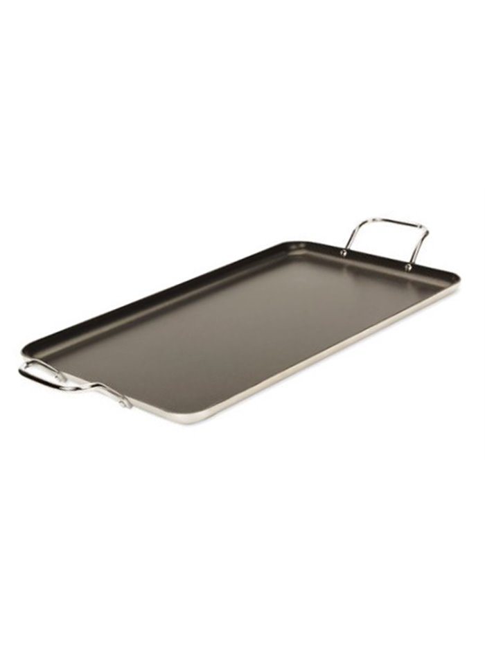 19020 - Uniware 19"x11" (48x29 cm) 4MM Non-Stick Heavy Gauge Double Griddle - Box:  - Loc: J11