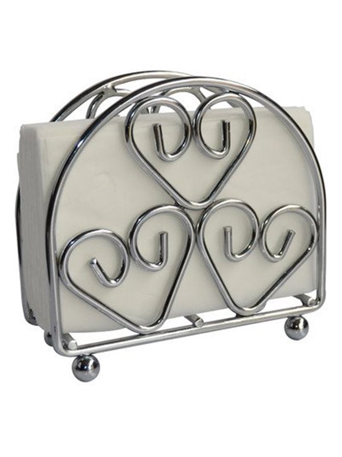 19038 - Wee's Beyond, Aluminum Napkin Stand 2.2"x5.3" - Box:  - Loc: J9
