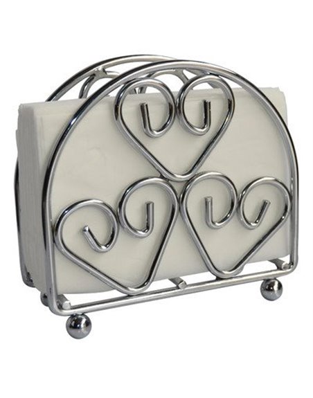 19038 - Wee's Beyond, Aluminum Napkin Stand 2.2"x5.3" - Box:  - Loc: J9