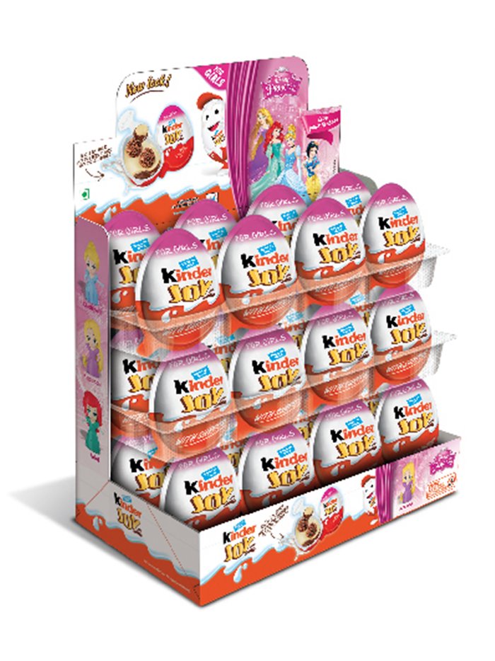 19296 - Kinder Joy Suprise, Girl - 24 Pcs/20g - Box:  - Loc: R12