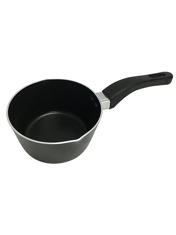 19348 - Wee's Beyond, Aluminum Sauce Pan 2.2Qt W/2 Pour Spouts - Box:  - Loc: J10