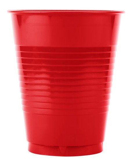 19350 - Plastic Cups, Red 16 oz. - 48 Pack/16pcs - Box:  - Loc: I11