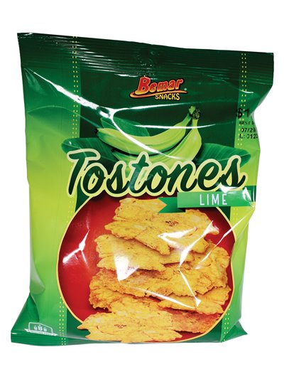 19463 - Bemar Tostones Lime - 4 oz. (Case of 24) - Box:  - Loc: N12