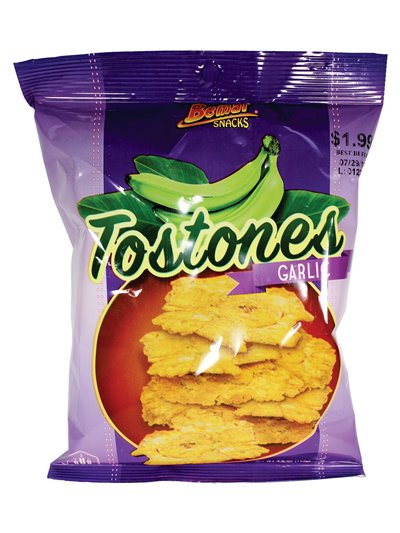 19464 - Bemar Tostones Garlic - 4 oz (Case of 24) - Box:  - Loc: P2