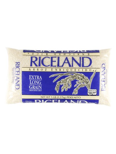19600 - Riceland Rice ELG 4% - 5 Lb. (Pack of 8) - Box:  - Loc: S4