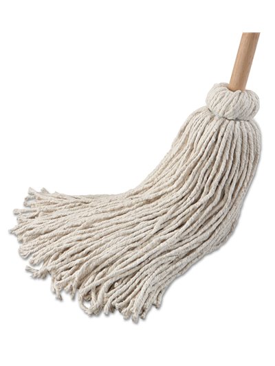 19917 - Colonial Polyester Mop W/ Wood Stick, No. 32 - Box:  - Loc: A6