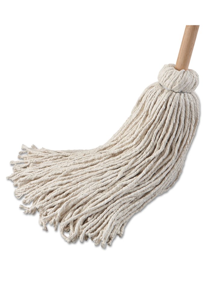 19930 - Colonial Polyester Mop W/ Wood Stick, No. 20 - Box:  - Loc: A6