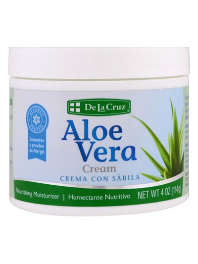 20144 - De La Cruz Aloe Vera Cream-4 oz. - Box:  - Loc: L3
