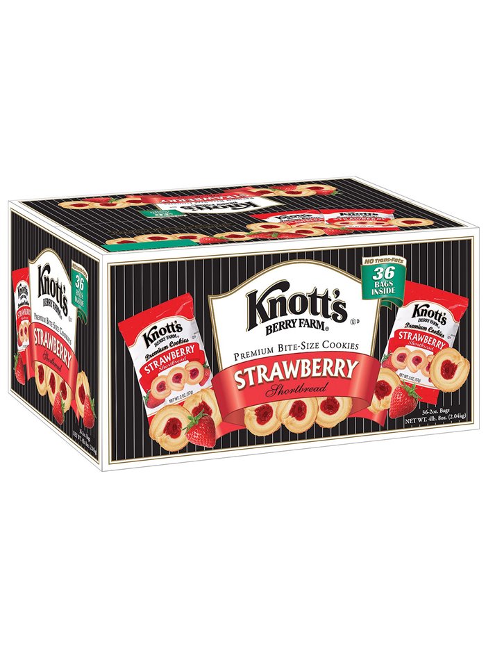 20320 - Knott's Strawberry Shortbread ( Black Case ) - 36 Pack - Box:  - Loc: N4