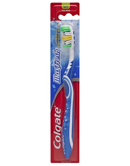 20343 - Colgate Toothbrush, MaxFresh, Medium - (Pack of 6) - Box:  - Loc: K9