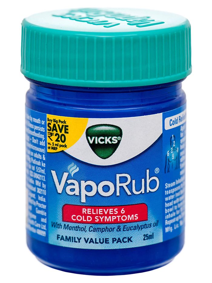 20423 - Vicks VapoRub Ointment - 25ml (20 Pack) - Box:  - Loc: J0
