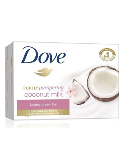 20510 - Dove Soap Bar, Coconut Milk - 135g - Box:  - Loc: K6