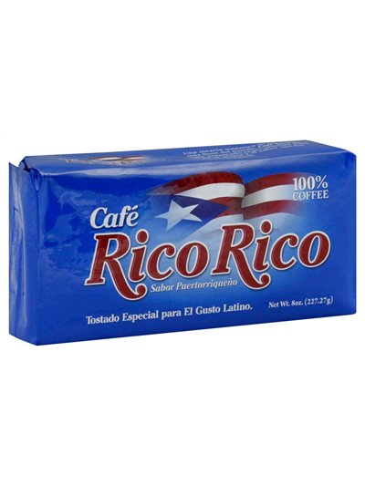 20594 - Cafe Rico Rico Ground, Brick - 8 oz. (Case of 24) - Box:  - Loc: G4