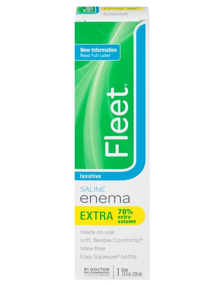 20795 - Fleet Adult Saline Enema - 7.8 fl. oz. Big - Box:  - Loc: K5