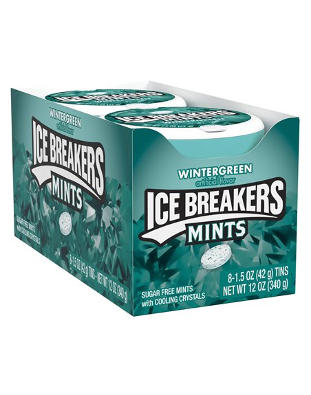20839 - Ice Breakers Mint Wintergreen - 8ct/1.5 oz. - Box:  - Loc: N2