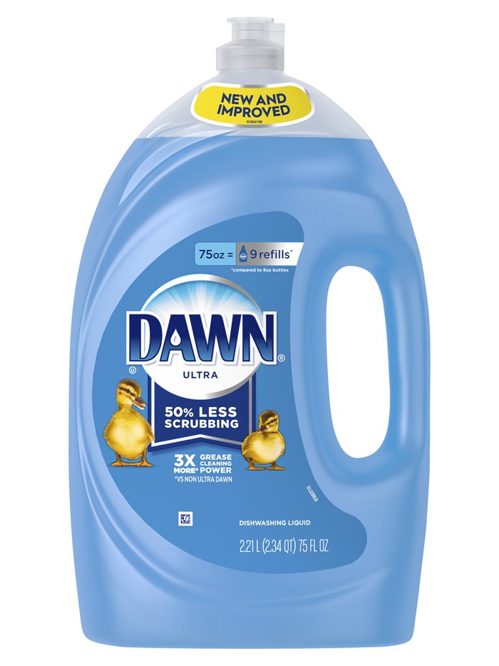 20979 - Dawn Dishwashing Liquid Ultra, Original - 75 fl. oz. (Case of 6) 91451 - Box:  - Loc: D5