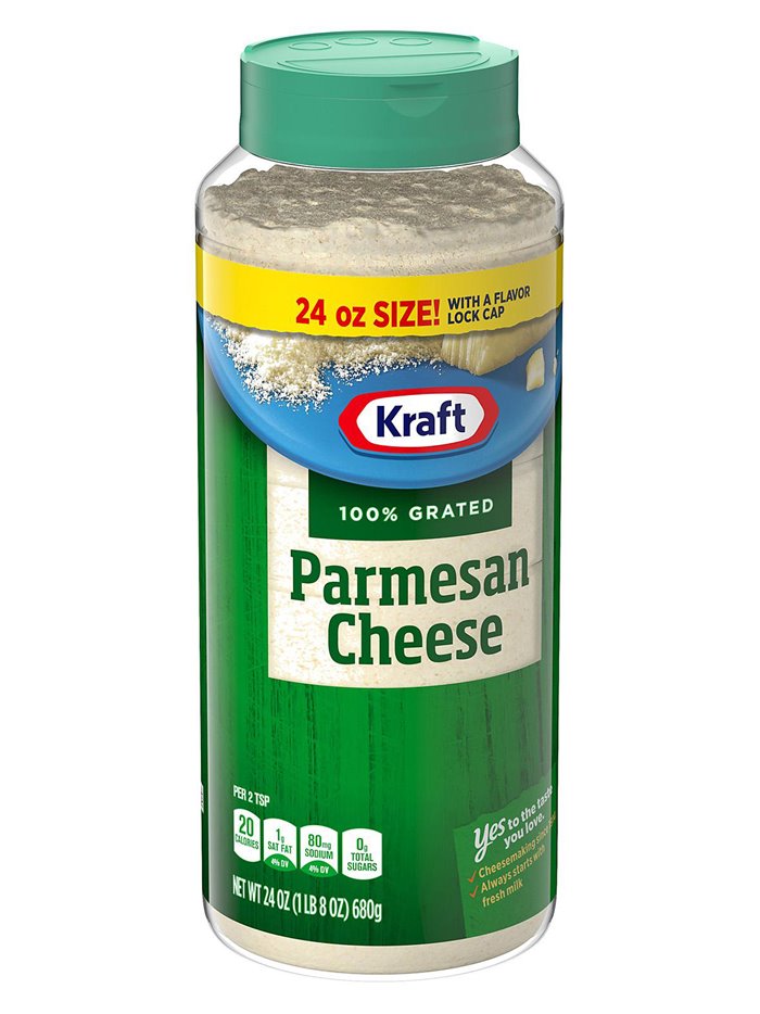 20991 - Kraft Parmesan Cheese Grated Can - 24oz Unit - Box:  - Loc: G6