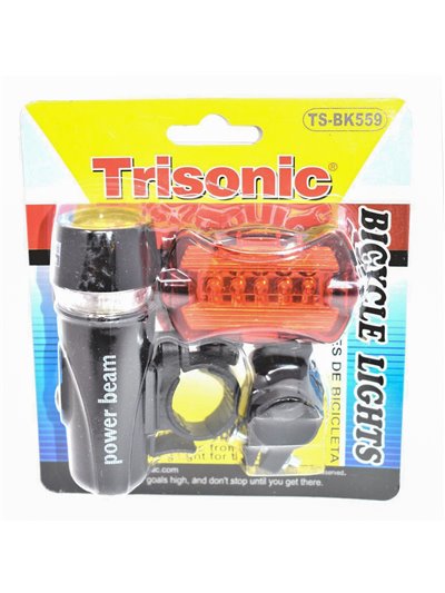 21151 - Trisonic Bicycle Lights TS-BK559 - Box:  - Loc: 31F