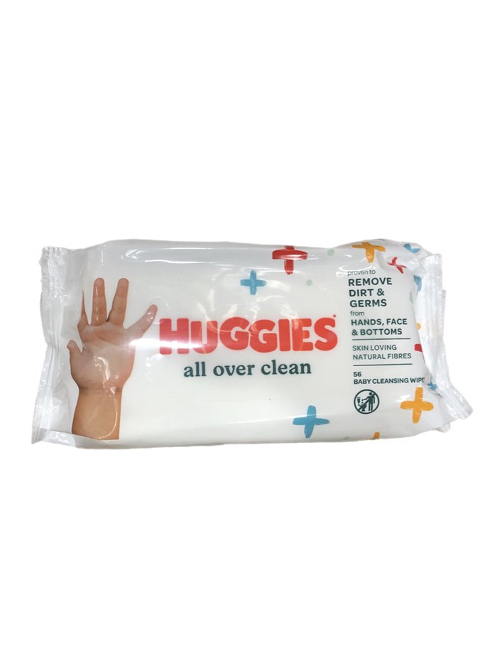 21207 - Huggies Baby Wipes, All Over Clean - 56ct. (Case of 10) - Box:  - Loc: L8