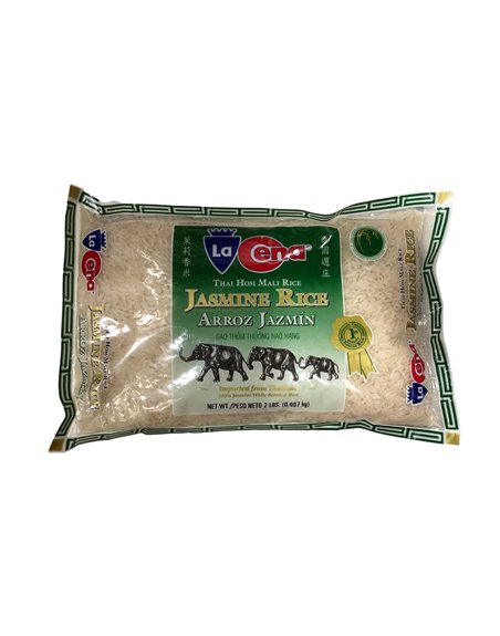 21226 - La Cena Jasmine Rice- 20/2lb. (Case of 20) - Box:  - Loc: S5