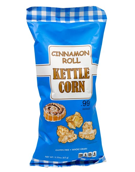 21281 - Kettle Corn Cinnamon Roll 99¢ - 2.25 oz. (Case of 24) - Box:  - Loc: 11P