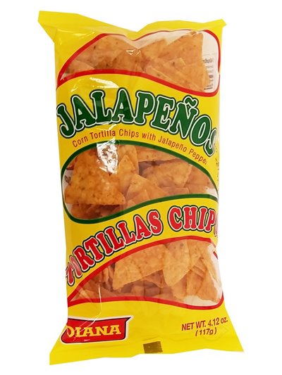 21380 - Diana Jalapeno Tortilla 3.84 oz. (Case of 24) - Box:  - Loc: N6